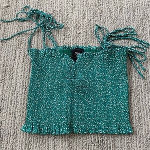 Reset by Jane Cropped Green Top